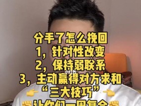 爱情分手后如何挽回（从心态到方法，助你成功挽回爱情！）