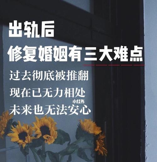 走出出轨阴影，婚姻重新燃起新生（以诚相待，恢复信任的重要性）  第3张